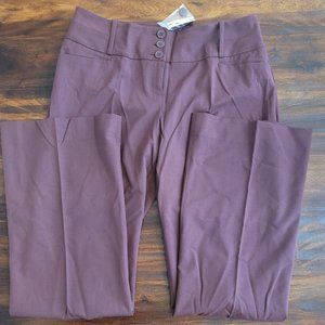 NWT The Limited Lexie Burgundy Pants